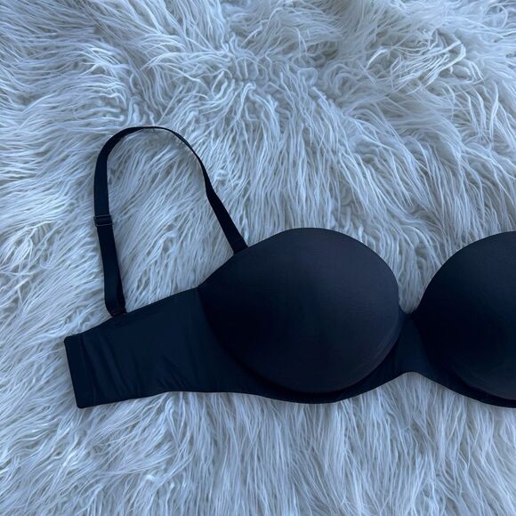 Skims Ultimate Push Up Strapless Bra Onyx Size 36DDD - Picture 3 of 7